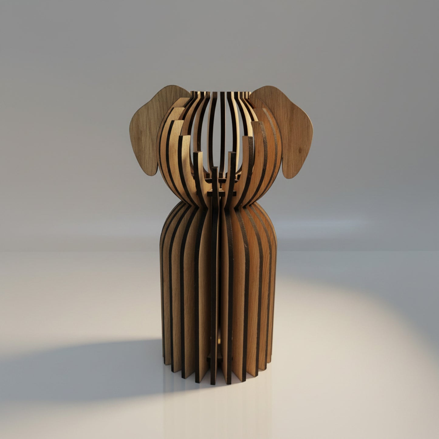 Modern Dog Tealight Holder