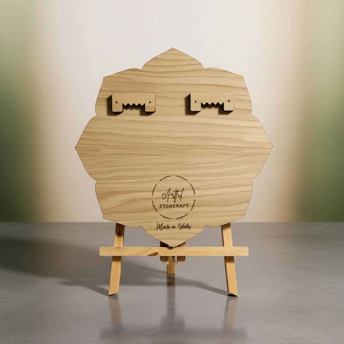 3D Multi-Layered Laser-Cut Wood Lotus Mandala Wall Art & Desk Sculpture (295mm)