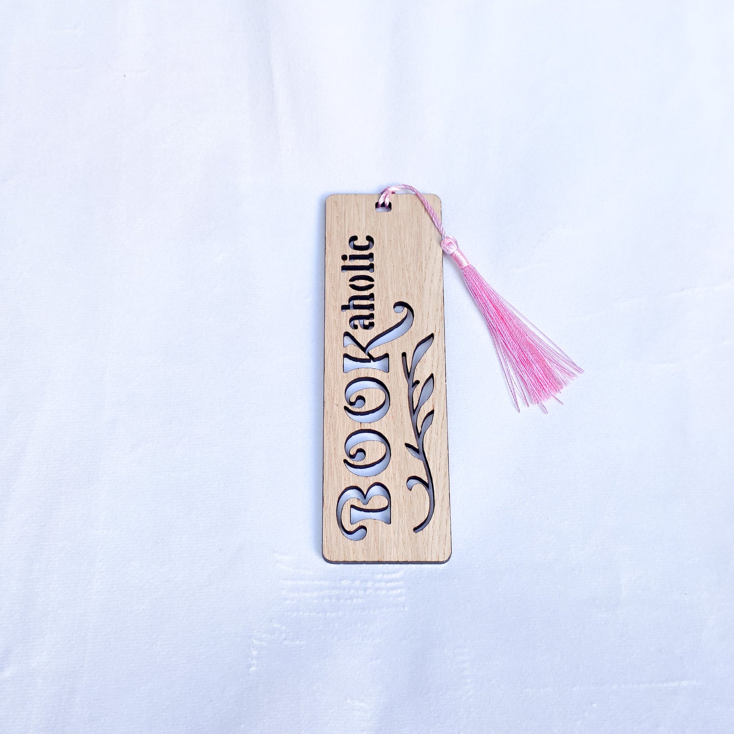 Oak Veneer Bookmarks - Laser Cut Text and design