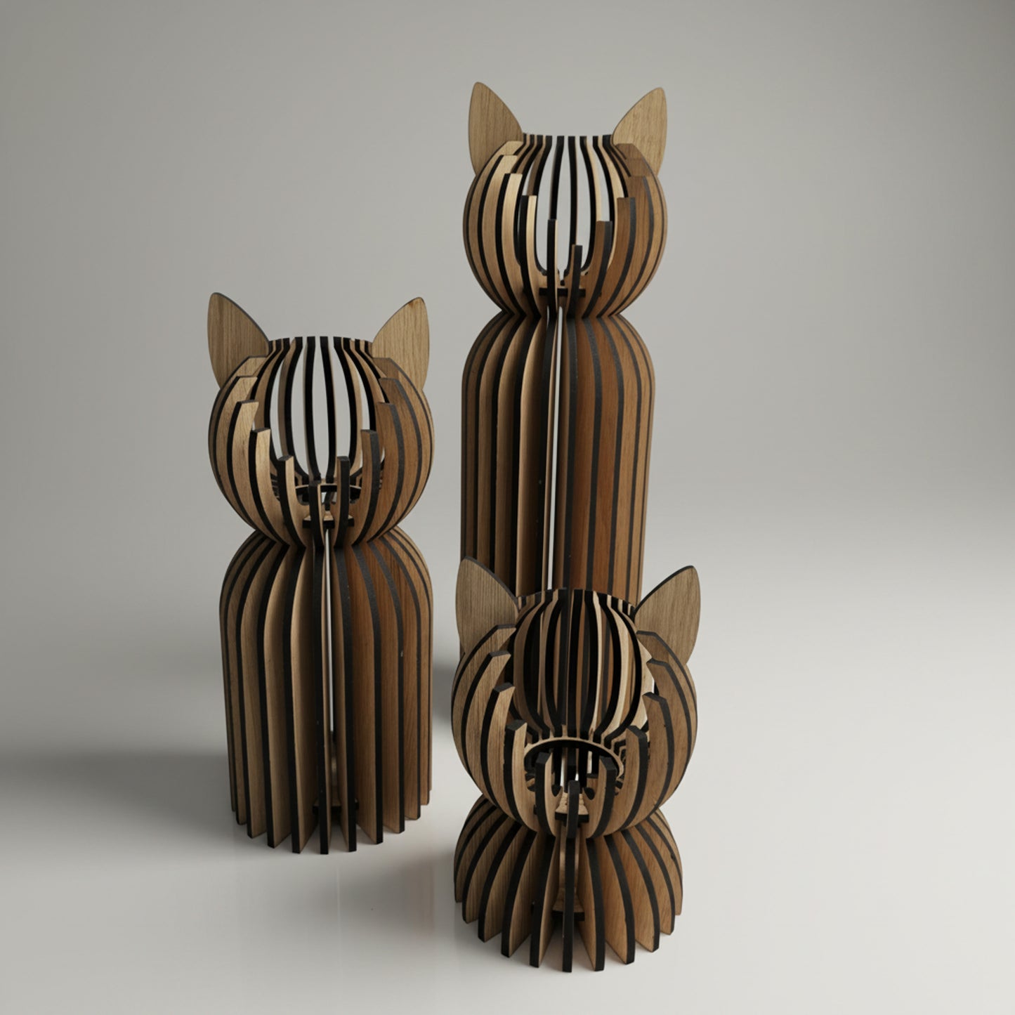 Modern Cat Tealight Holder