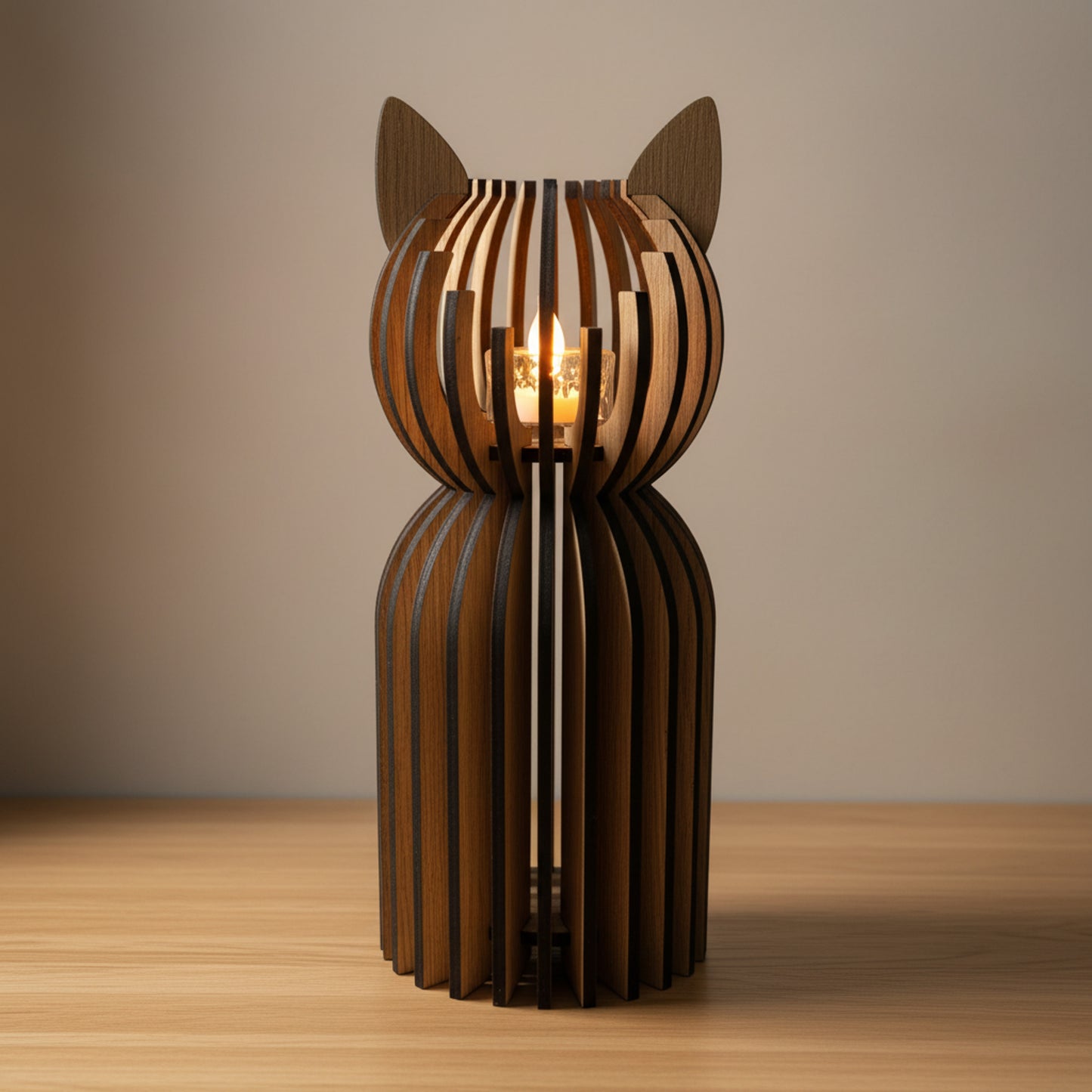 Modern Cat Tealight Holder