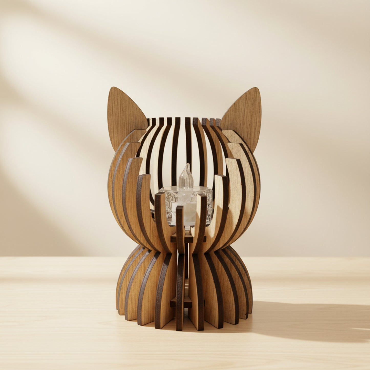 Modern Cat Tealight Holder