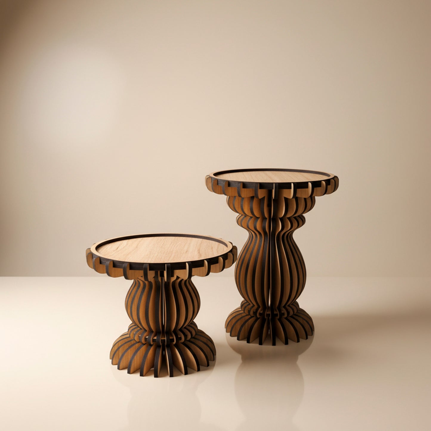 Oak Plant Pot Holders