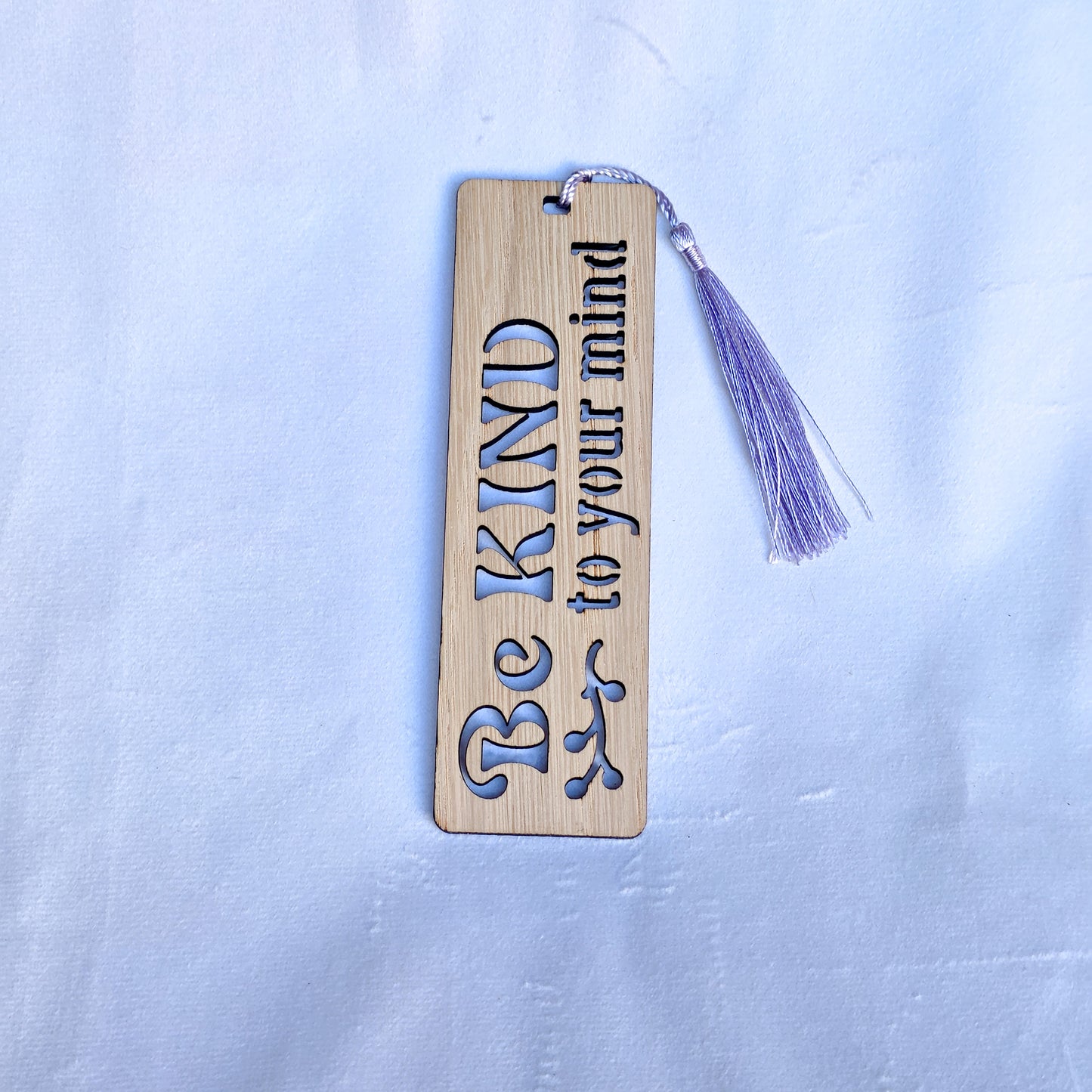 Oak Veneer Bookmarks - Laser Cut Text and design