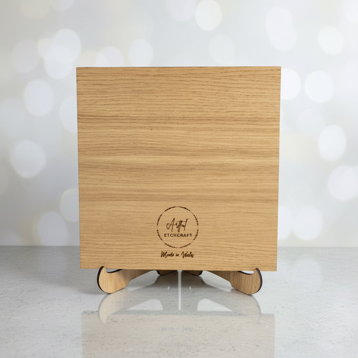 Multi-layered Oak Wood Daffodil Wall & Desk Art