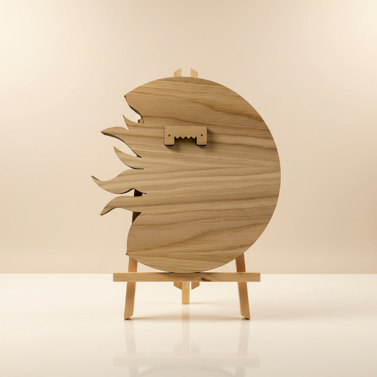 3D Layered Sun & Moon Mandala Wall Art - Laser-Cut Wooden Celestial Sculpture (292mm x 284mm)