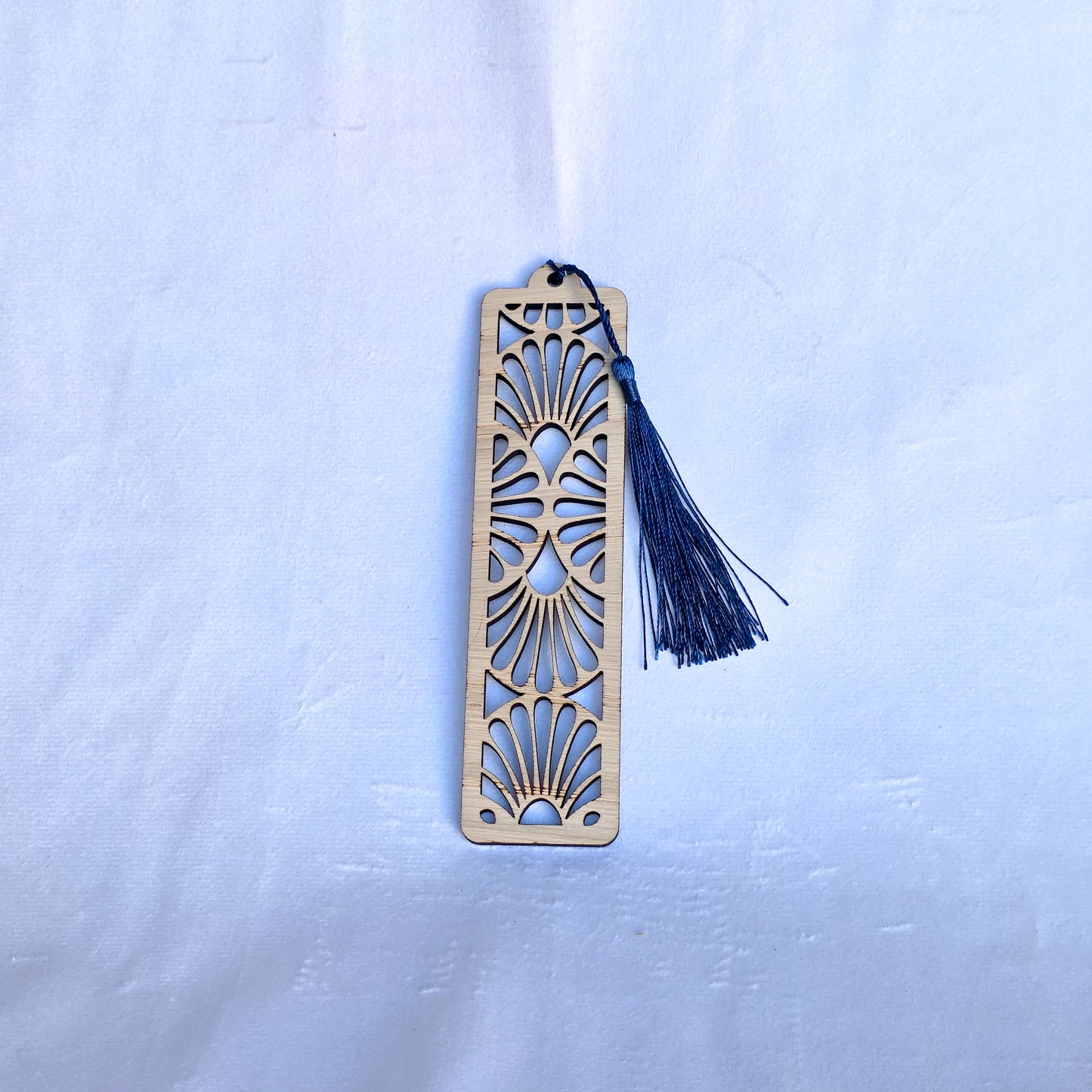 Slim Oak Veneer Patterned Bookmarks