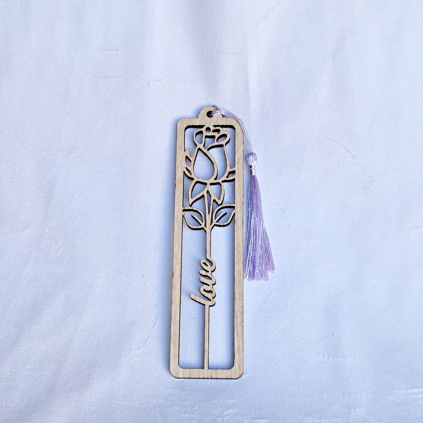 Slim Oak Veneer Patterned Bookmarks