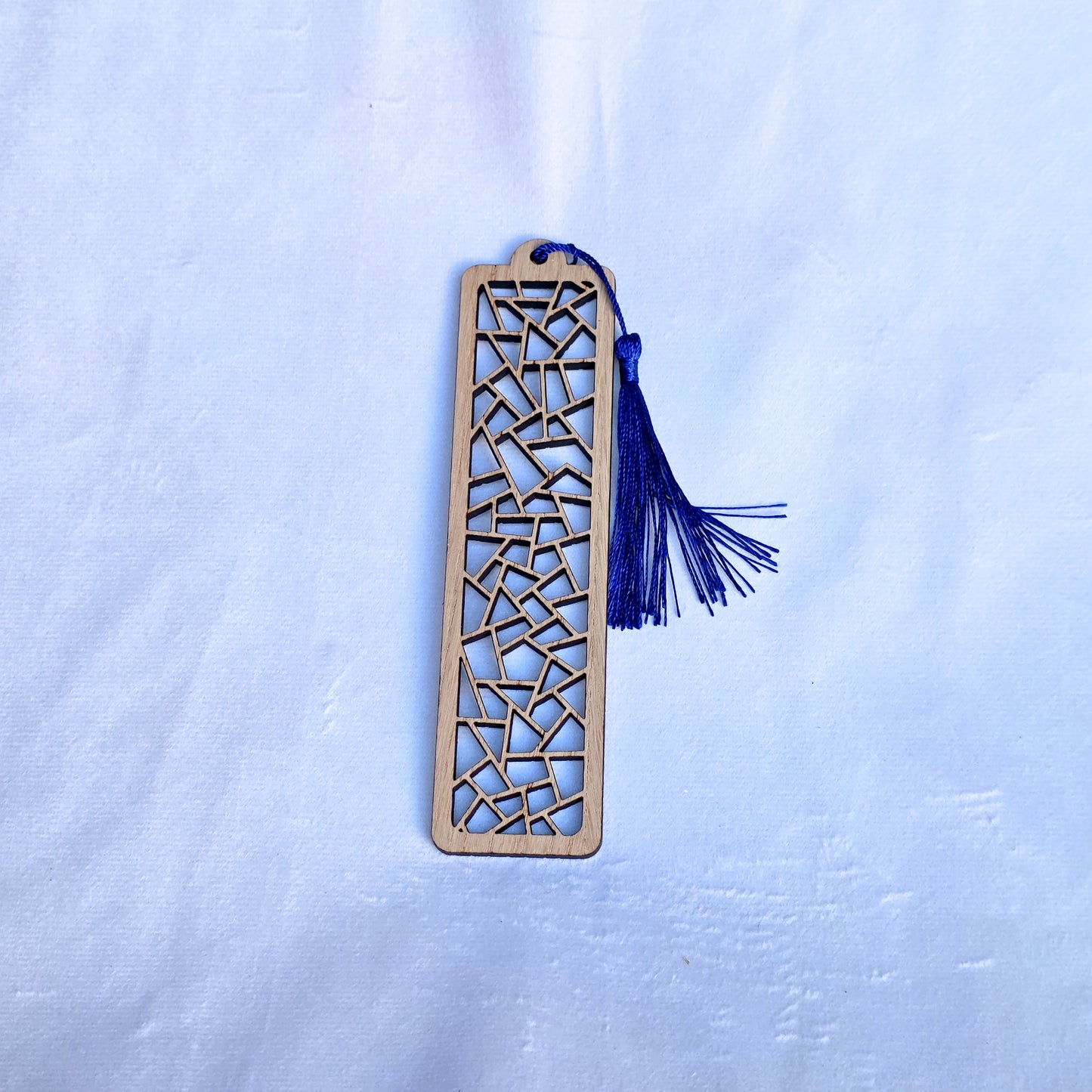 Slim Oak Veneer Patterned Bookmarks