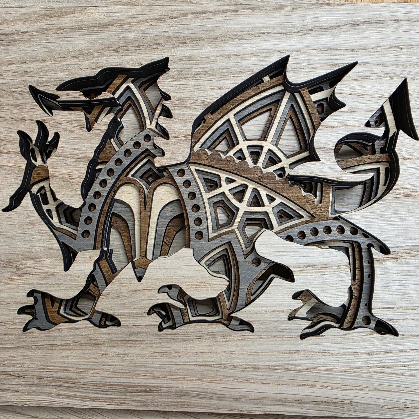 Welsh Dragon Art - with stand